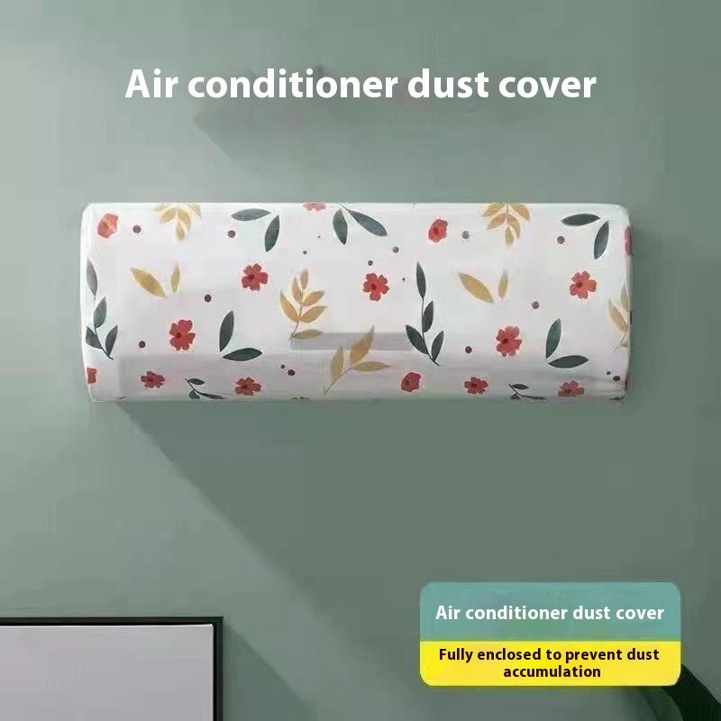 3Pcs Air Conditioner Dust Cover Wall Mounted Air Conditioner Universal Minimalist Cartoon Washable Peva Air Conditioner Cover