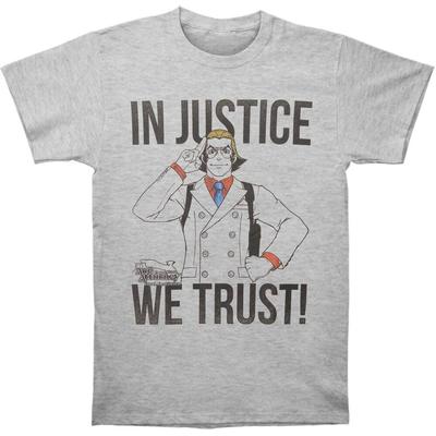 Унисекс футболка Ace Attorney In Justice Heather - Мужская летняя хлопковая футболка с принтом