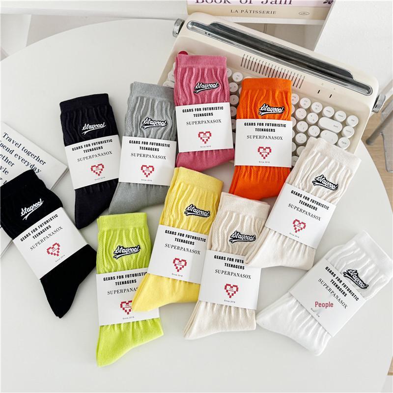 Cityboy Unisex Trendy Korean Skateboard High Street Mid-Tube Sports Socks