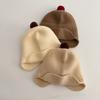 Windproof Winter Baby Earmuffs Warm Ear Protection Cap New Baby Knitted Cap  Boys Girls