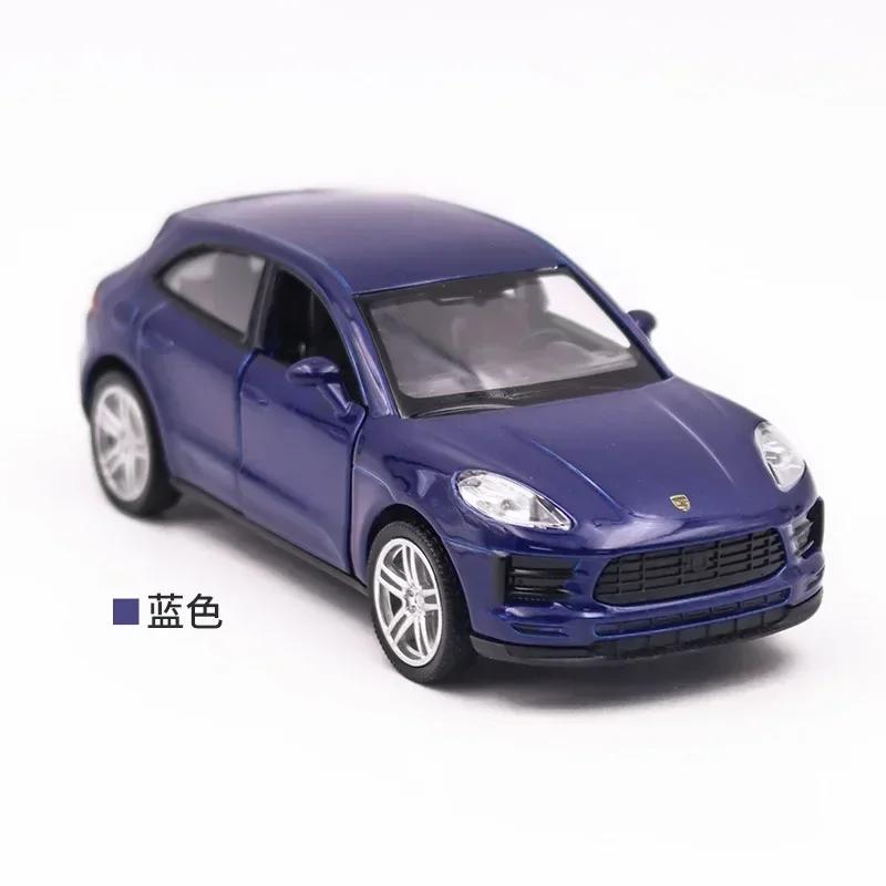 Македа1:36 Porsche MACAN Маленький внедорожник Высокая симуляция Сплав Литой под давлением Модель автомобиля Игрушка С оттягиванием назад Для детей Подарки Коллекция игрушек