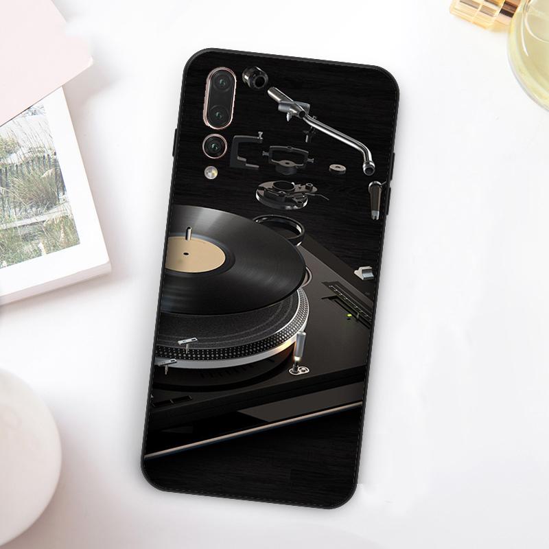 Vinyl DJ Record Art For Huawei Nova 5T 9 10 SE 7i 8i 11i 12i Y73 Y90 Y70 Y72 Y61 Y91 Y60 P20 P40 P30 Lite Case