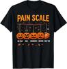 Halloween Nurse T-Shirt Pumpkin Pain Scale RN Medical Graphic Tee