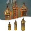 Golden Hollow Iron Ornaments Home Decoration Moroccan