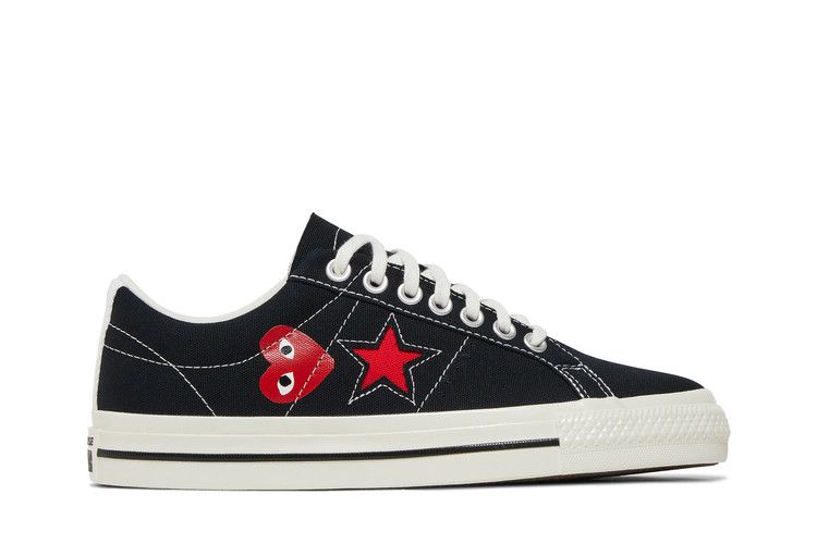 Men's Sneakers Converse One Star Ox Comme des Garcons PLAY Black Black/Red/White