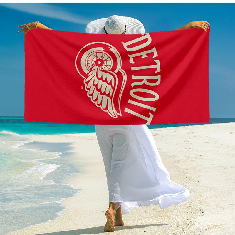 RedWings Fashion Beach Towel: Ideal for Summer Adventures Soft, absorbent and quick drying suitable for swimming and bathing