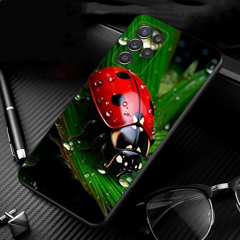 Чехол для телефона с божьей коровкой для Samsung Galaxy S26 S25 S24 S23 S22 S21 Ultra S24 S23 S22 S21 S25 Plus S24 FE