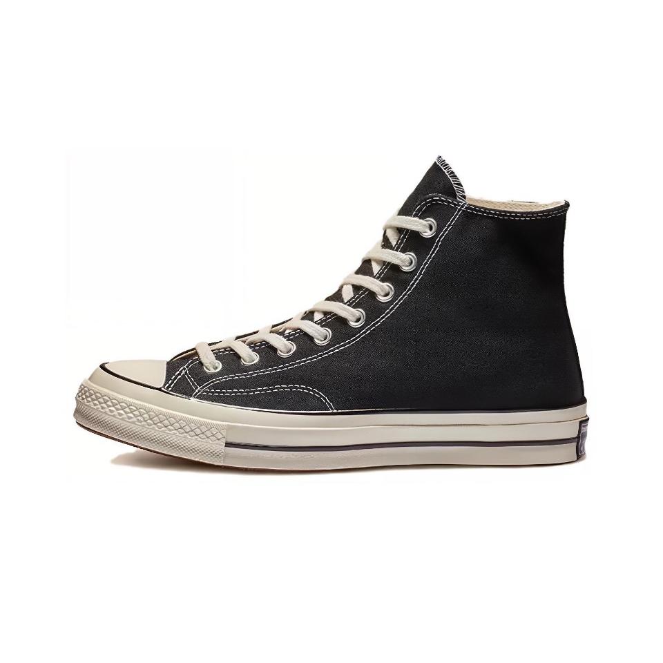 Converse 1970-е Нескользящие Износостойкие Высокие Кеды Унисекс Черный Белый 162050C(Команда333-)