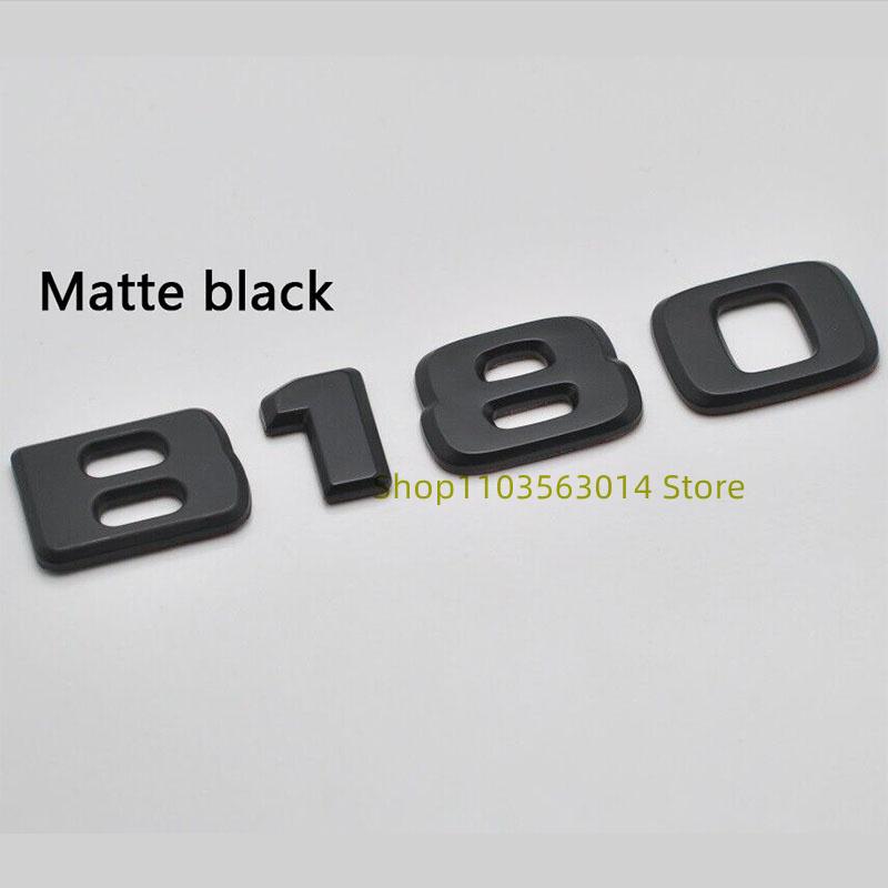 3D Letters B180 B200 B220 B250 B260 B200d ABS Emblem for W246 W247 W242 Car Trunk Rear Sticker