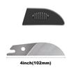 Miter Shear with 3 Replacement SK5 Steel Blades and Shoe Molding Trim Cutter Blades for Angular and Crafts O'Shine Sheaths, Cutter, Multi-Angle
