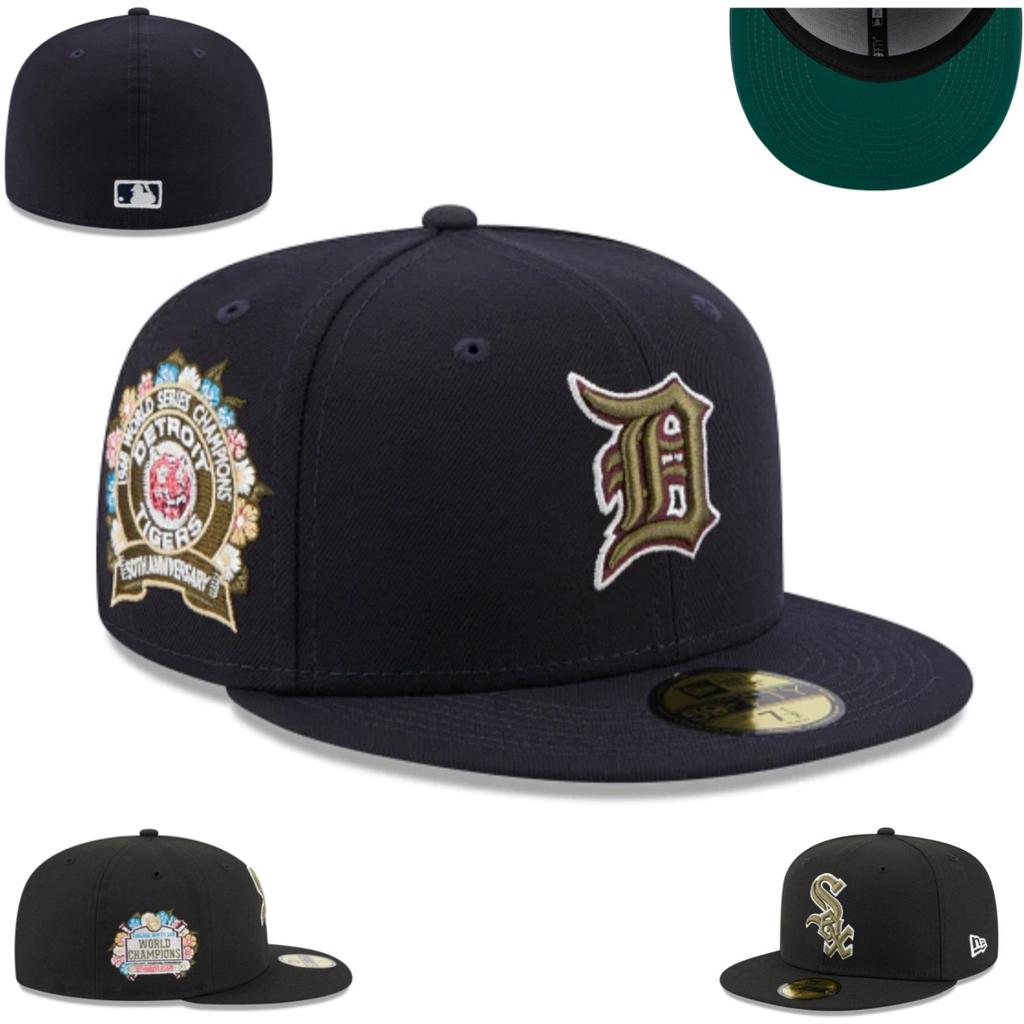 Detroit Tigers Size Cap, Closed Hat, Baseball Cap, Sun Visor, Embroidered Hat, Multi-Color.
