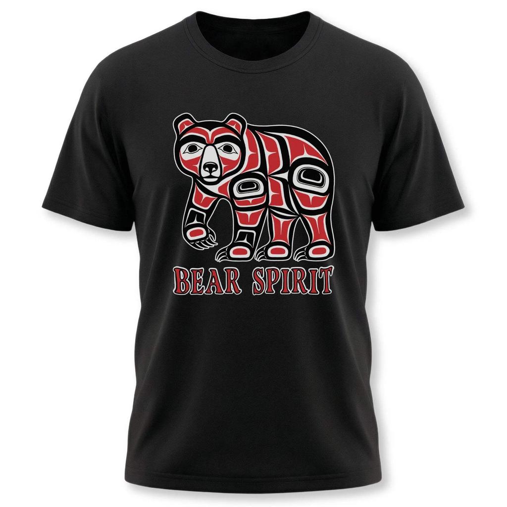 Native American Bear Spirit T-Shirt | Formline Art Indigenous Tee Shirt