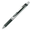 Шариковая ручка Pentel с гелевыми чернилами Energel, выдвижная, 0,3 мм, серебристый стержень BLN73-A, черный