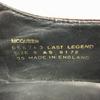Made in England LOAKE Size 9 (27.5cm) Dark Brown Swirl Moc Business Shoes Vintage Men's(USED)