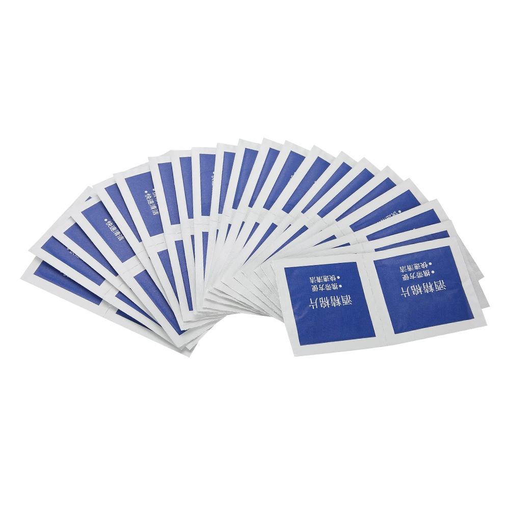 100pcs Box Medical Alcohol Disinfection Cotton Pad Alcohol Wipes for Pierced Ear Silver Jewel