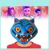 Kpop Охотники на демонов Синий тигр Латексная маска Для косплей-костюма и тематических праздников