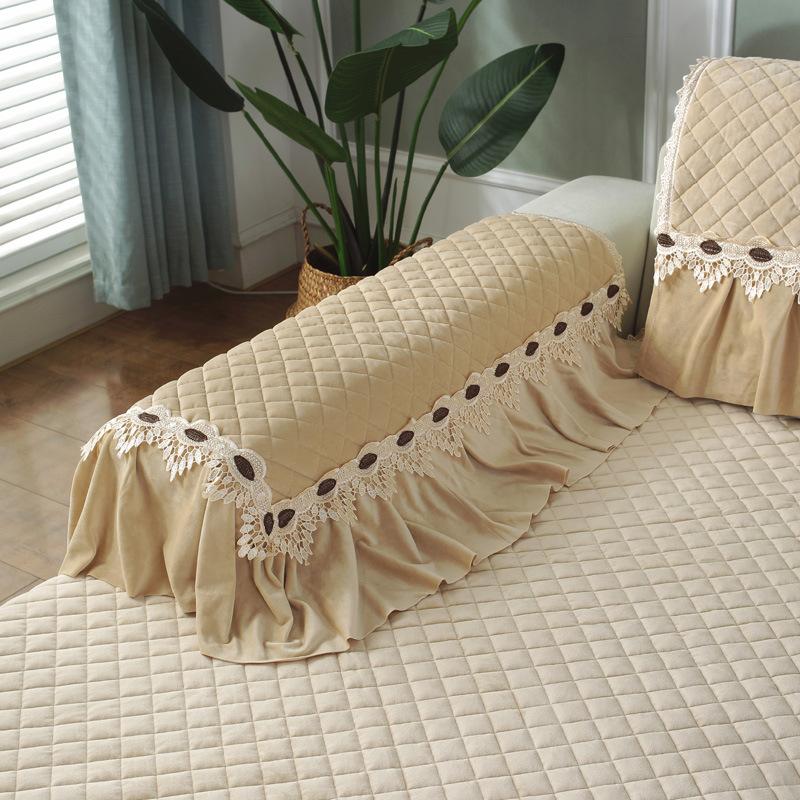 European-Style Plush Sofa Cushion Four Seasons Universal Sofa Cover All-Inclusive Set Non-Slip Cushion