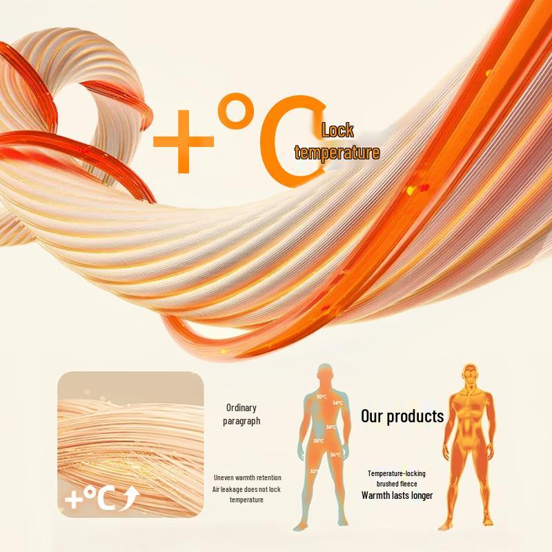 VANCL Men's Fleece-Lined Half-Turtleneck Knit Sweater