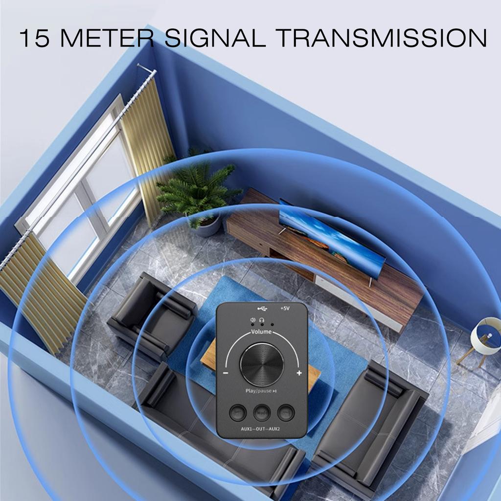 USB Computer Volume Controller 5.1 Transmitter U Disk Playback External Sound Card Hea hone Adapter 3.5mm Dual Hea hone Plug and Play