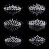 Jewelry Crystal Rhinestone Crown Headband Tiaras Crowns Headbands Bridal Wedding Jewelry Stunning