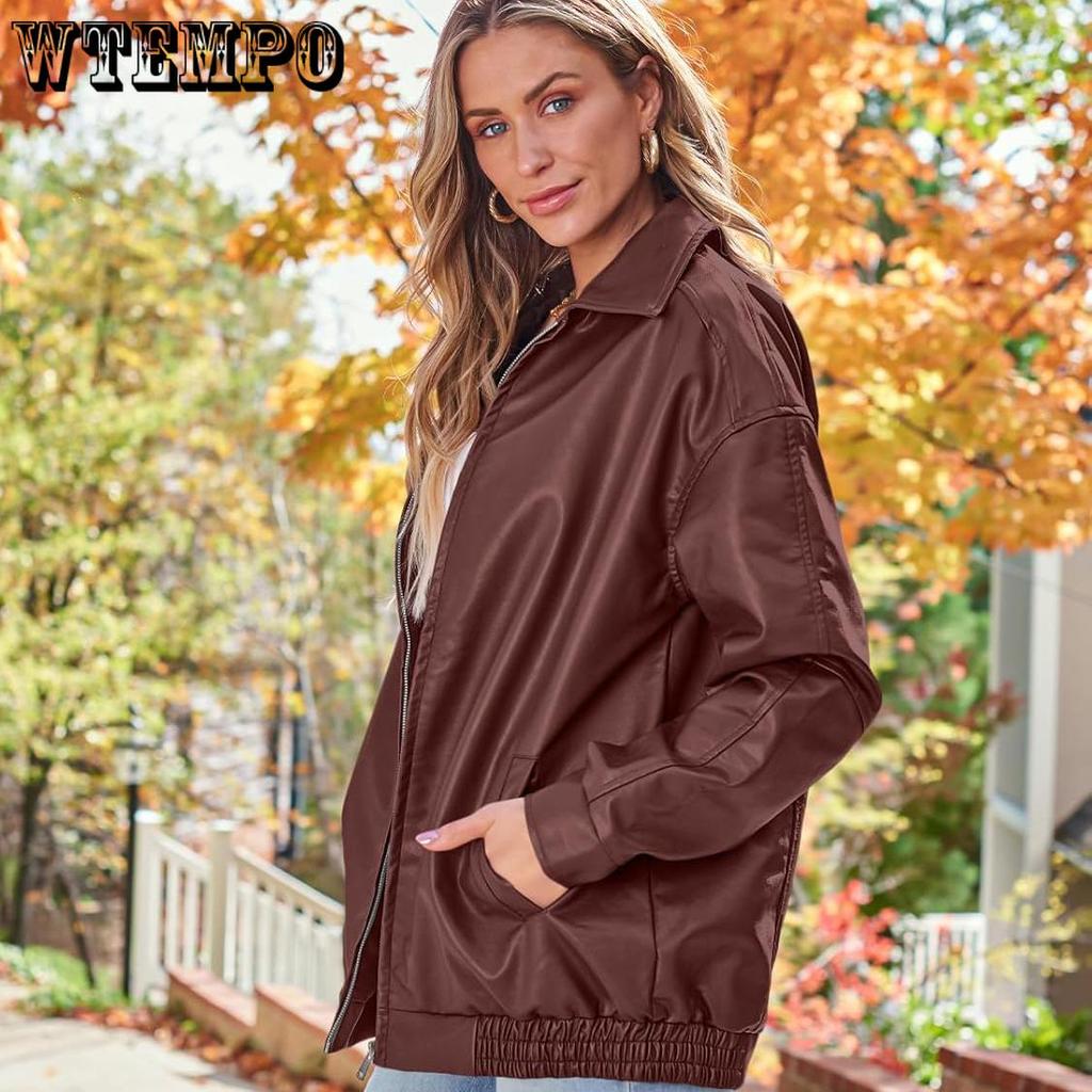 Женские кожаные куртки большого размера из искусственной замши, модные осенние мотоциклетные пальто, зимние наряды, одежда, топы 2000 года