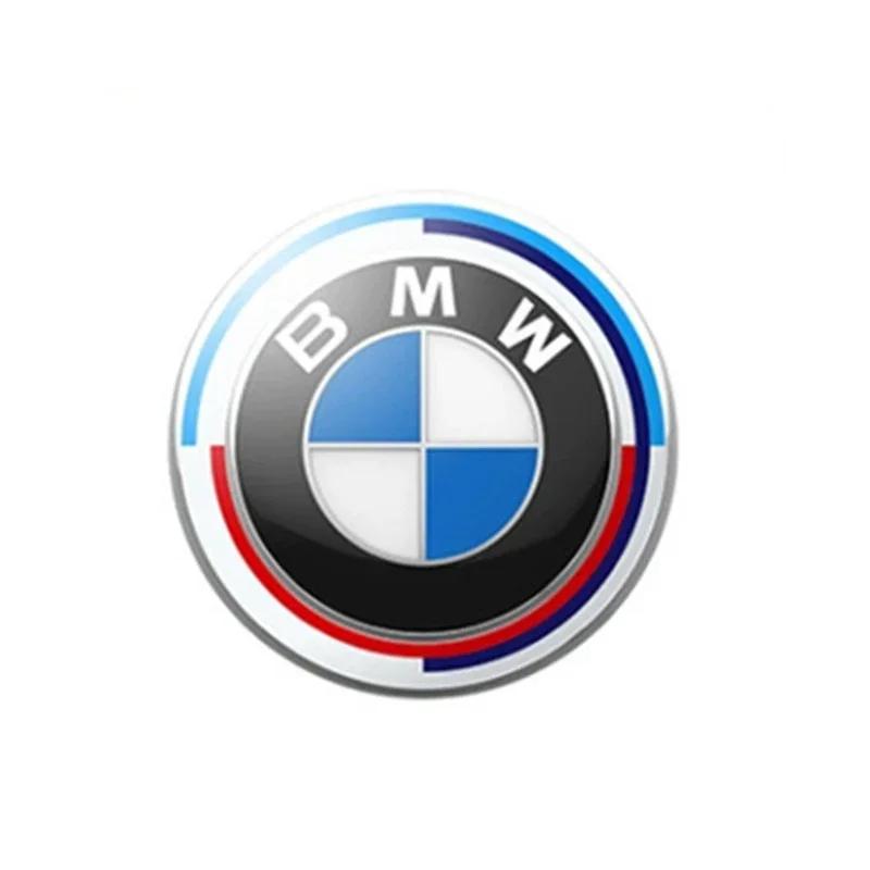 XJVYV1 For BMW 82mm Car Front Bonnet Logo BMW Hood Emblem 74mm Rear Trunk Badge 56mm 68mm Wheel Center Caps 46mm 45mm Steering Wheel St