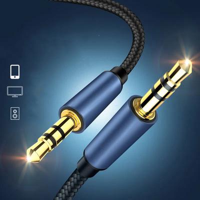 Аудиокабель для подключения, удлиненный на 5 метров, 10 метров, 15 метров AXU Car Audio Speaker 3,5 мм, двойной адаптерный кабель для использования в автомобиле
