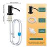 Soaps Dispenser Pump For Kitchen Sink With Extension Tube Kit Built In Sink Soaps Dispenser For Modern Kitchen Essential