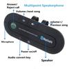 Солнцезащитный козырек Bluetooth Handsfree Автомобильный комплект 4.1 Беспроводной аудиоприемник Динамик-микрофон MP3 Музыкальный плеер Многоточечный Шумоподавление