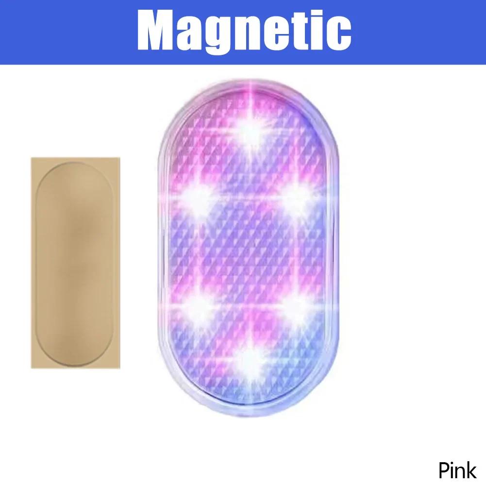 Wireless Led Lights for Car Interior Car Led Lights Interior USB Rechargeable Automotive Neon Accent Light Magnetic Sticker