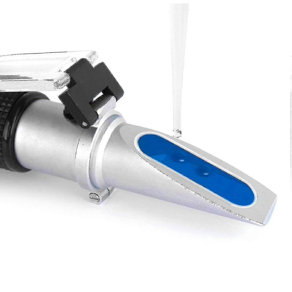 4-in-1 Antifreeze Refractometer Ethylene Glycol, Propylene Glycol, For Cooling Water Freezing Point, Disc Water, Adblue, Battery