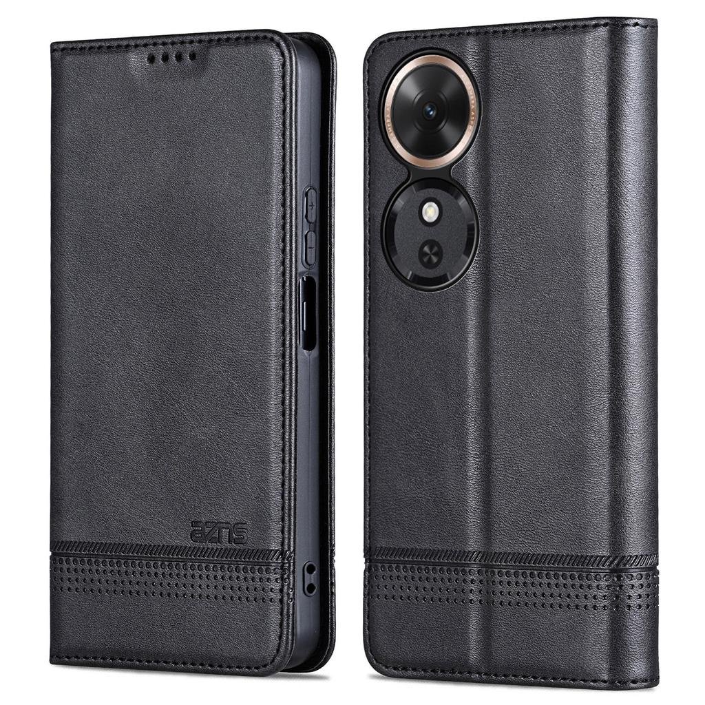 AZNS Чехол для Honor Play 60 5G Текстура коровьей кожи PU кожа Кошелек Чехол для телефона