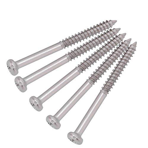 Pack of 50 Pickup Screws for JB Basses. High-quality, Rust-resistant, and Durable Pickup Mounting Screws.
