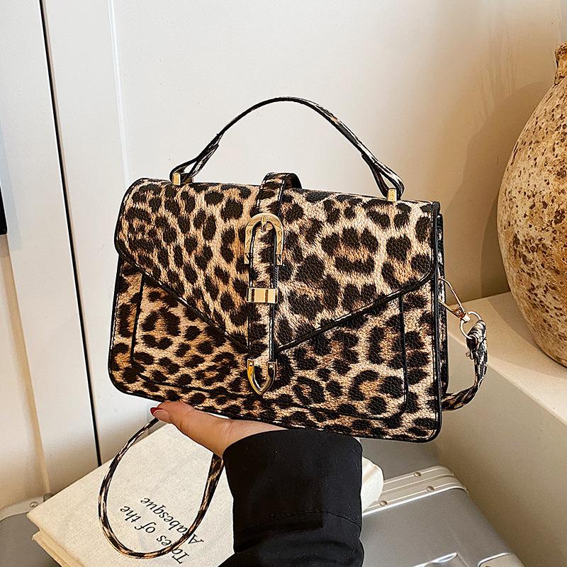 2025 сумка-ниша с леопардовым принтом лето новая универсальная модная трендовая сумка на плечо, сумка-мессенджер, сумка подмышку женская