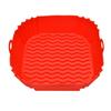 Soft Square Silicone Pot Mould Liners Baking Basket New Silicone Mold  for Air Fryer