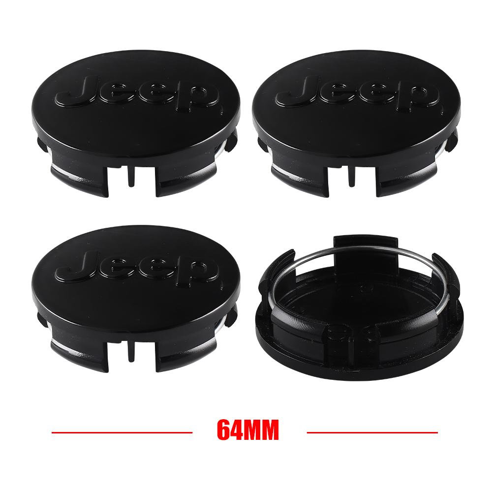 Cup Holders 55mm 64mm Car Wheel Center Covers Hub Cap Badge Accessorie for Jeep Cherokee WK Gladiator Pickup Wrangler Jk Renegad