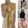 Dress Accessories Fake Collar Shawl Soft Arm Sleeves Shawl Knitted Fake Collar  For Hoodie Suit