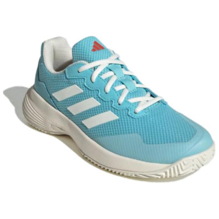 adidas Амортизирующие Прочные Низкие Теннисные Кроссовки Женские Кроссовки Синие Белые ID1493