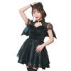 Clearstone GLOWHOLIC Cosplay Halloween Noir Devil Black Women's