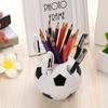 Soccer Ball Shaped Toothbrush Pen Pencil Holder Desktop Rack Student Gift Storage Rack Box Organizer Container Desktop Decora
