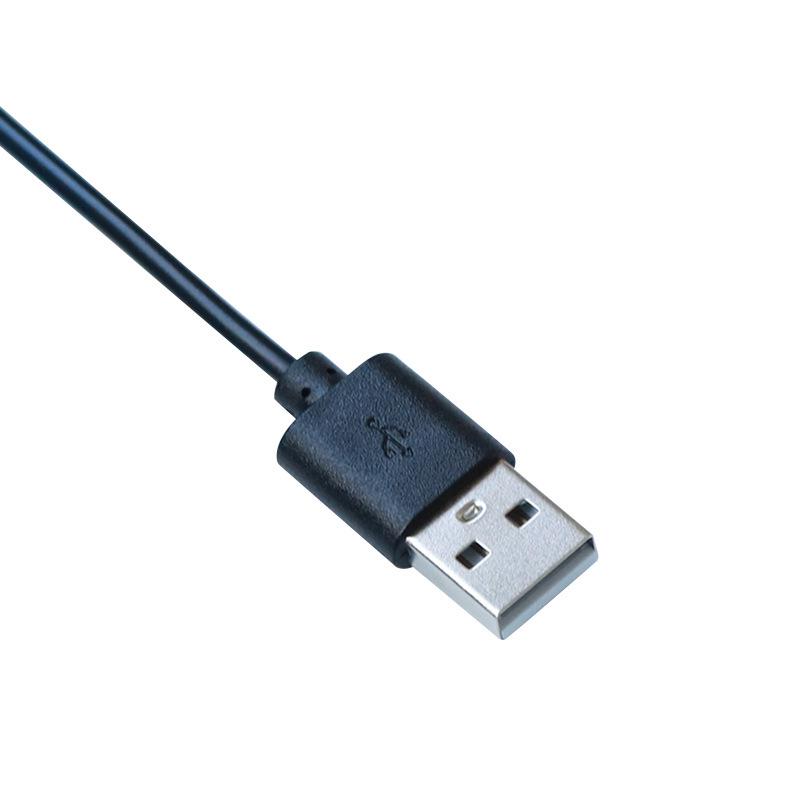 Магнитный USB-кабель с угловым коннектором L-образной формы, 2-жильный, для зарядки умных колец, браслетов и часов (Зарядка 2А)