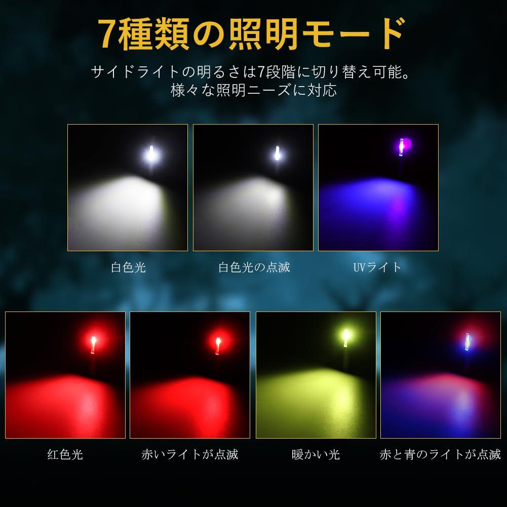 Фонарик UniqueFire LED Маленький Ультра Многофункциональный Военный Мощный Удобный USB Перезаряжаемый Светодиодный 5-уровневый Белый Регулировка Света Высокая Яркость EDC