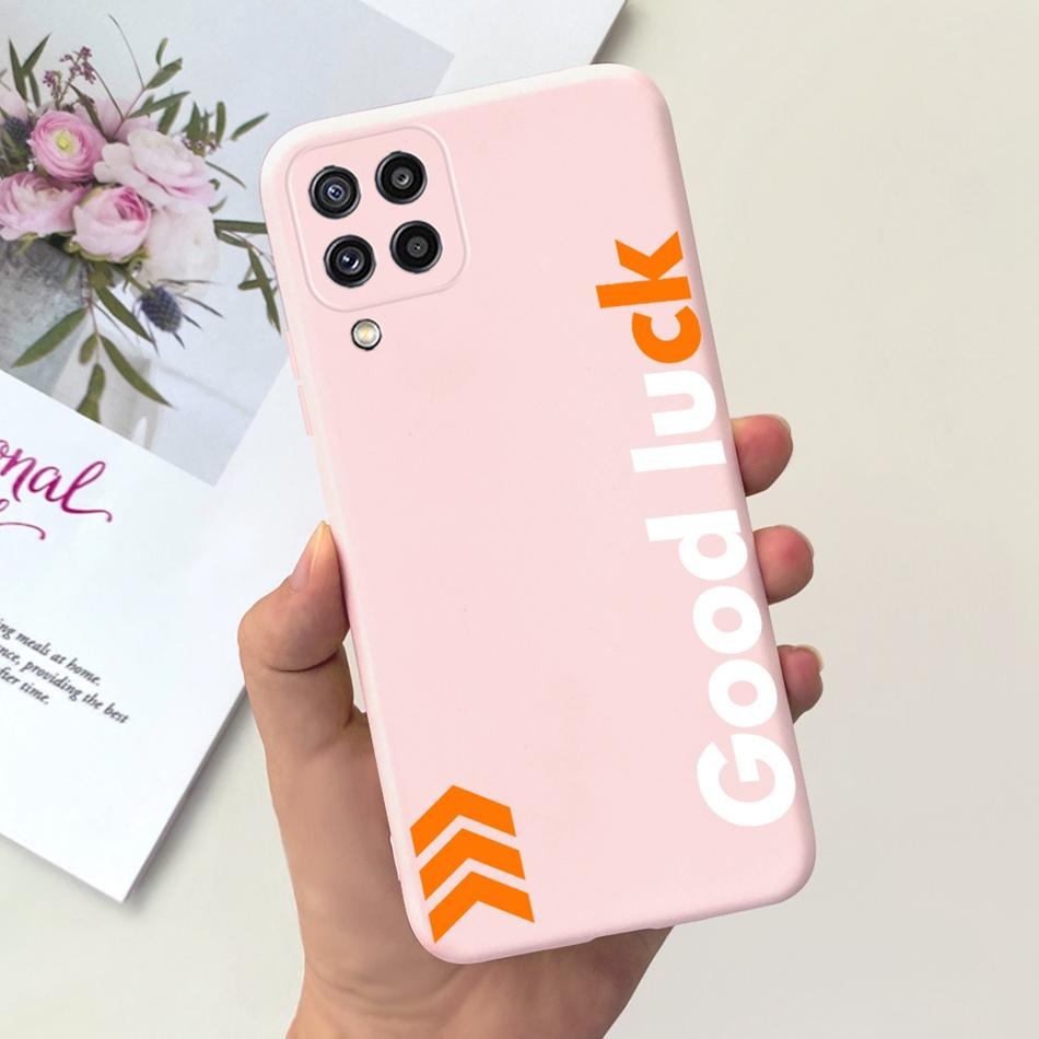 Для Samsung Galaxy M22 F22 Чехол Samsung M22 F22 4G SM-M225F E225F Модный Дизайн Луны Мягкий Силикон Защитная Крышка Чехлы для Телефона