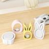 Reusable Easter Rabbit Mold Handicrafts Tea Light Cup Holder  Easter Decoration