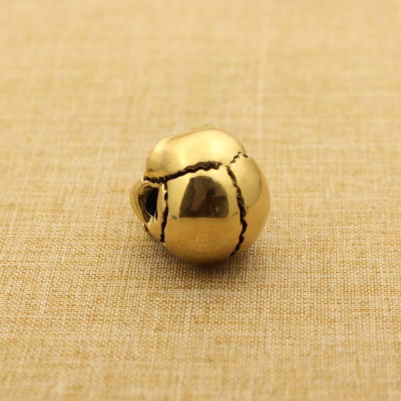 Solid Heavy Brass Skull Head Ornament Table Figurines Decorations Copper Punk Hip Hop Home Decors Accessories Bronze Miniatures