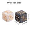 36pcs Acrylic Six Dice Loyalty Counters Dispositive and Dice Card Game Accessories Easy To Use
