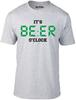 It's Beer O'Clock Men's T-Shirt Drinking Pub Stag Party Ale Alcohol Funny