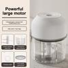 Electric Mini Garlic Chopper USB Meat Grinder Easy To Clean Compact Portable Garlic Ginger Crusher Kitchen Tool
