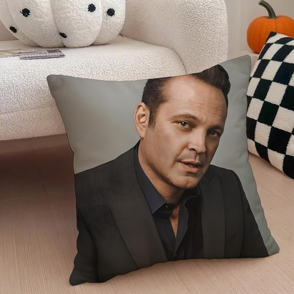 VVince Vaughn Cushion Cover Throw Pillow Cover Hidden Button Durable Polyester Chair Cushion