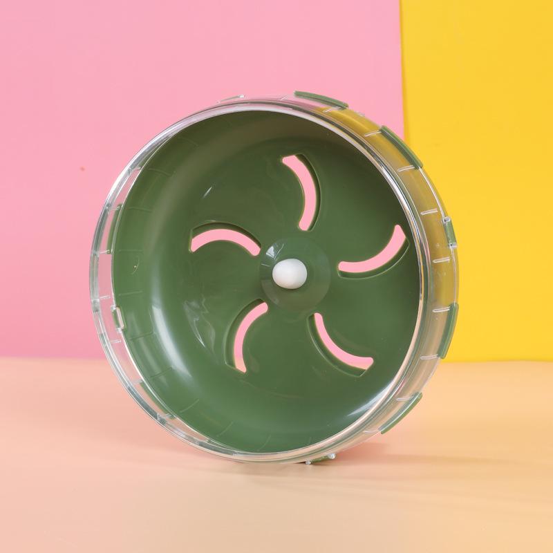 Silent Hamster Running Wheel: Cage Spinner & Exercise Ball for Golden Hamsters - Essential Toy for Hamster Supplies